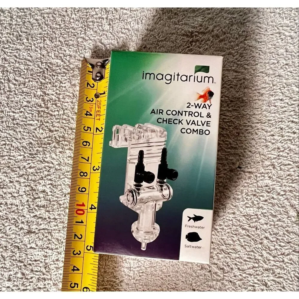 Imagitarium 2 Way Air Control & Check Valve New In Box Good For Fresh & Marine